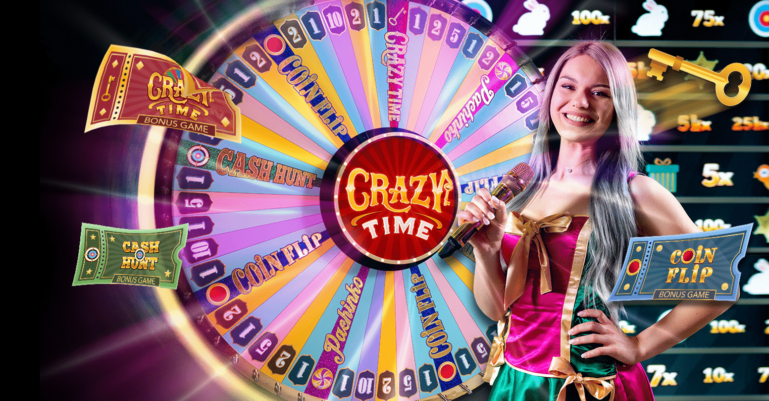 online live casino play crazy time banner